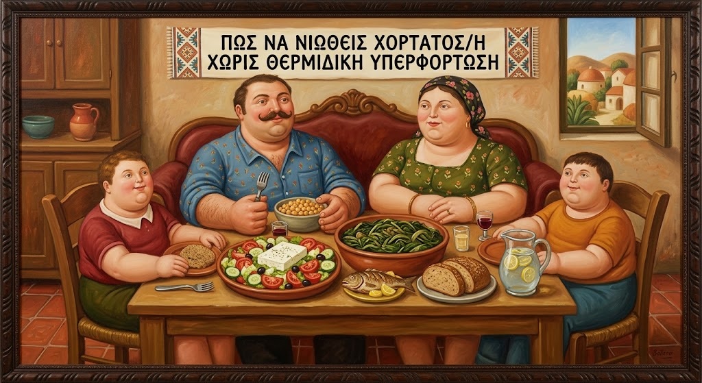 Πώς να νιώθεις χορτάτος/η χωρίς θερμιδική υπερφόρτωση©