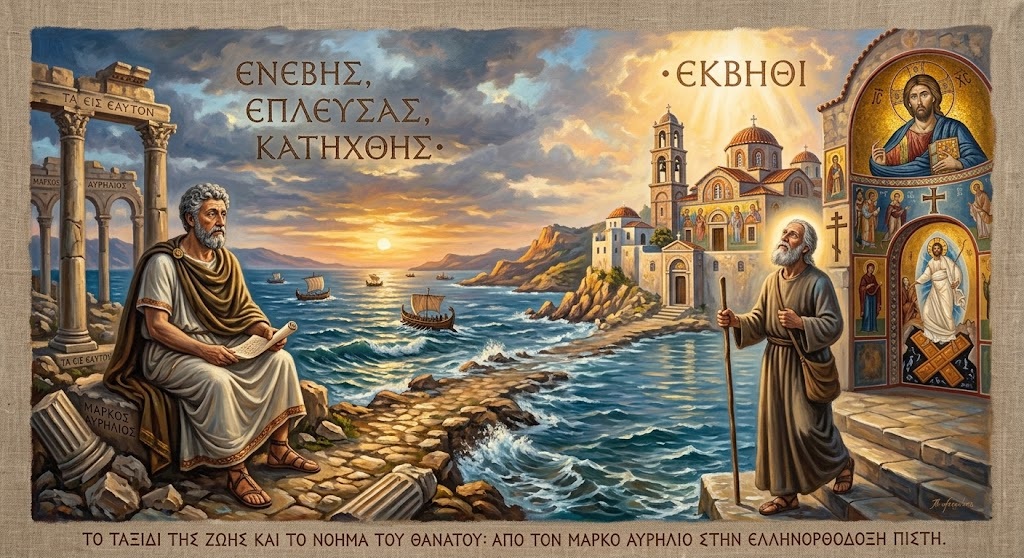 «ἐνέβης, ἔπλευσας, κατήχθης· ἔκβηθι» Το ταξίδι της ζωής και το νόημα του θανάτου: από τον Μάρκο Αυρήλιο στην ελληνορθόδοξη πίστη